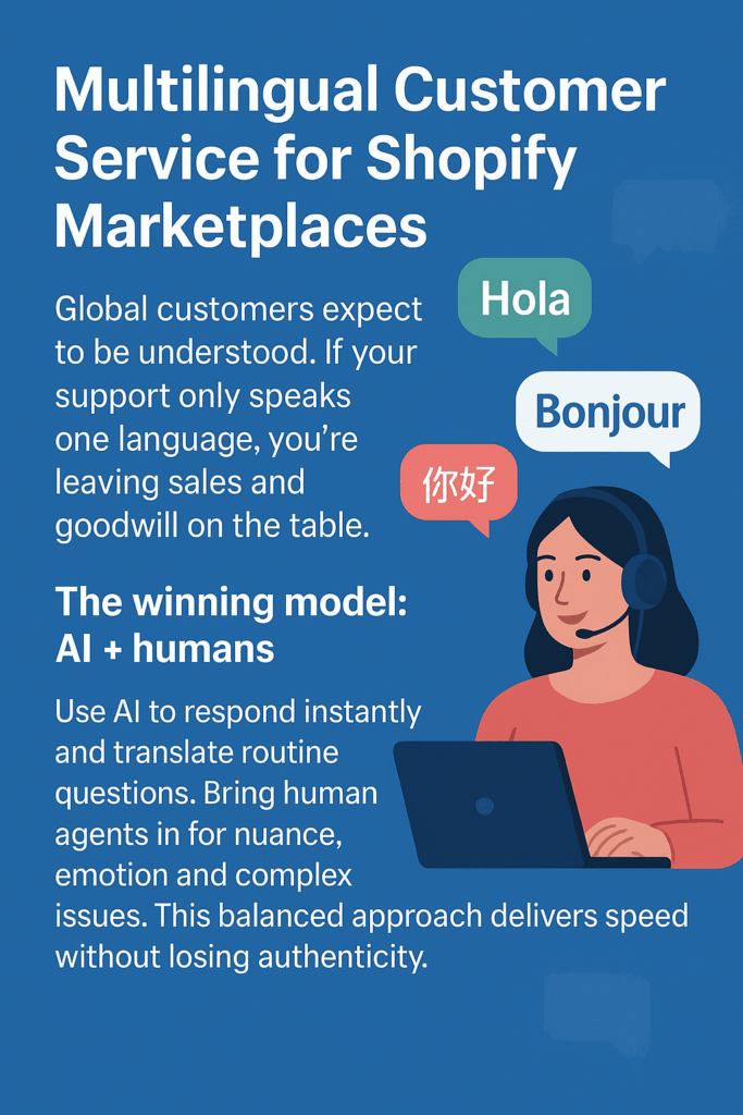 Multilingual Customer Service for Shopify Marketplaces
